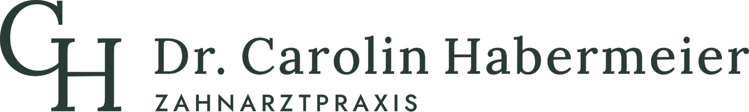 Zahnarztpraxis Habermeier Logo Horizontal Gruen 1536x231 1 Dr. Carolin Habermeier, Zahnärztin, Korschenbroich