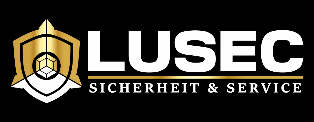 Logo komplett HG schwarz Matthias Kühr, Geschäftsführer LuSec Sicherheit & Service