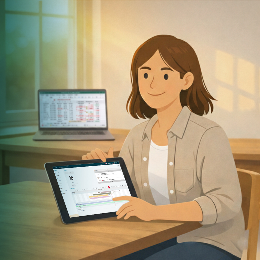 Gemini Generated Image vca30evca30evca3 bea Arbeitszeiterfassung mit Excel